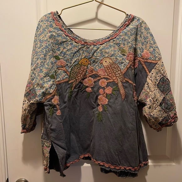 Magnolia Pearl Tops - Magnolia Pearl Parakeet Blouse